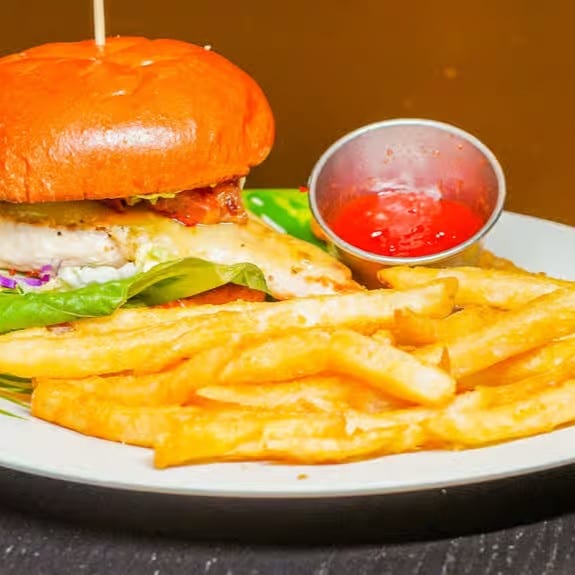 Grilled Dallas BBQ Chicken Sandwich.