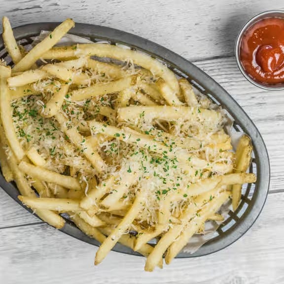 French Fries with Parmesan and Rosemary.